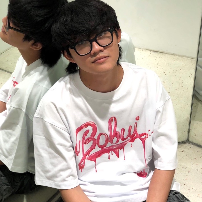 BOBUI NEW FULLTAG CHÍNH HÃNG] Áo thun BOBUI  / áo thun BOBUI LOGO  form oversize tay lỡ