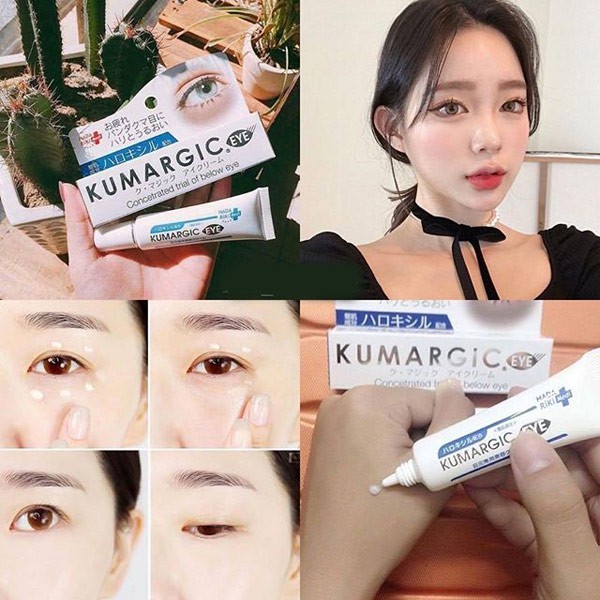 Kem Kumargic Eye 20g của Nhật Hỗ Trợ Cải Thiện Thâm Quầng Mắt