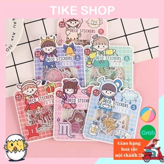 Sticker Set 40 hình dán 12 cung hoàng đạo
