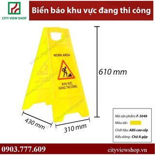 Biển báo chữ A gập