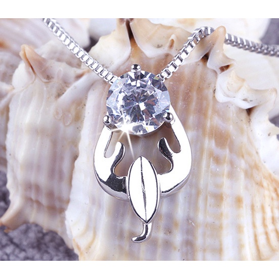 Dây chuyền bằng bạc 925 mặt dây hình cung hoàng đạo thời trang