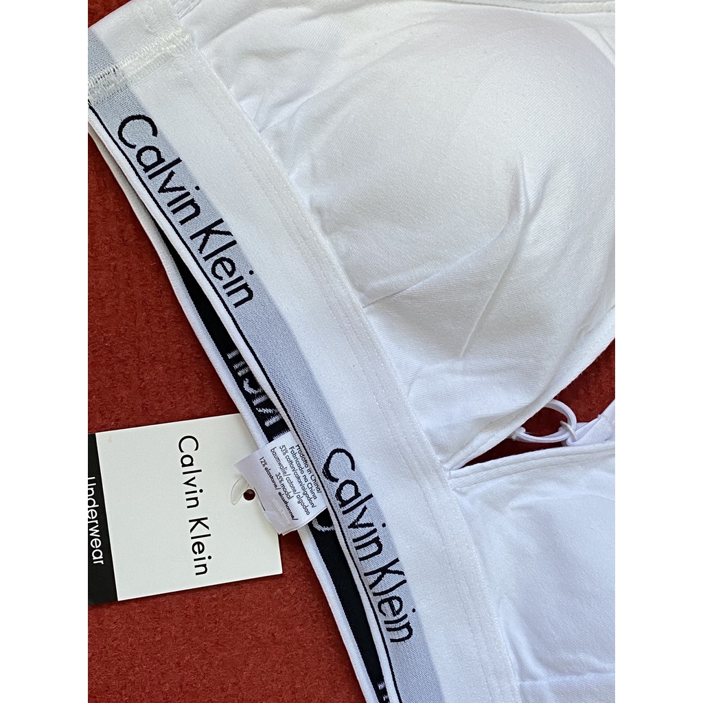 Áo lót/Bra CK chất cotton thể thao năng động có đệm lót loại dây to,sexy gợi cảm dành cho nữ | BigBuy360 - bigbuy360.vn