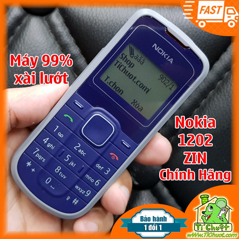  [Chính Hãng] Điện Thoại Nokia 1202 màu Xanh ZIN Nguyên Bản mới 90%-95% sườn trùng IMEI | BigBuy360 - bigbuy360.vn