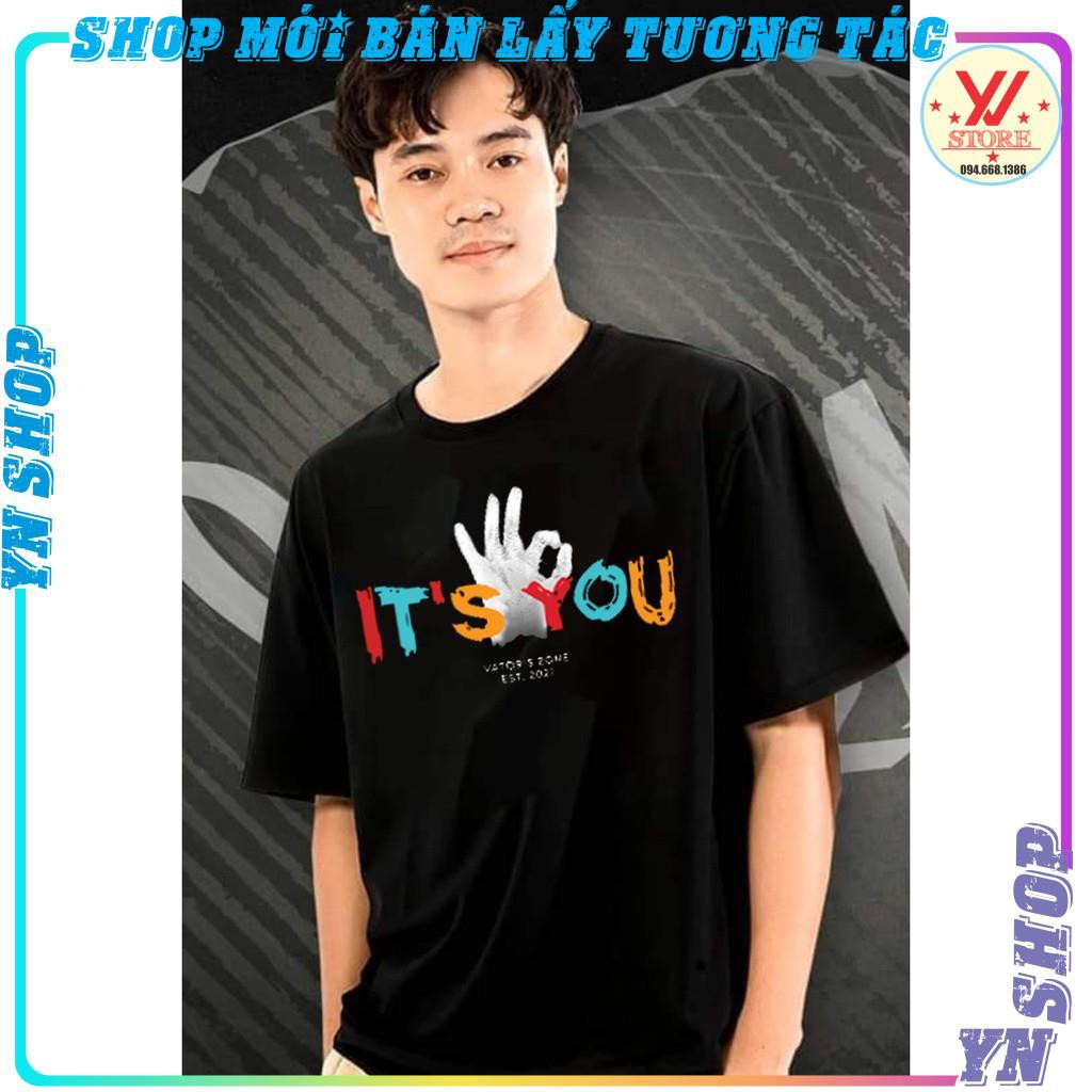 Áo thun tay lỡ cầu thủ Văn Toàn I't s You- It's me , áo phông unisex form rộng hot trend 2021 | BigBuy360 - bigbuy360.vn