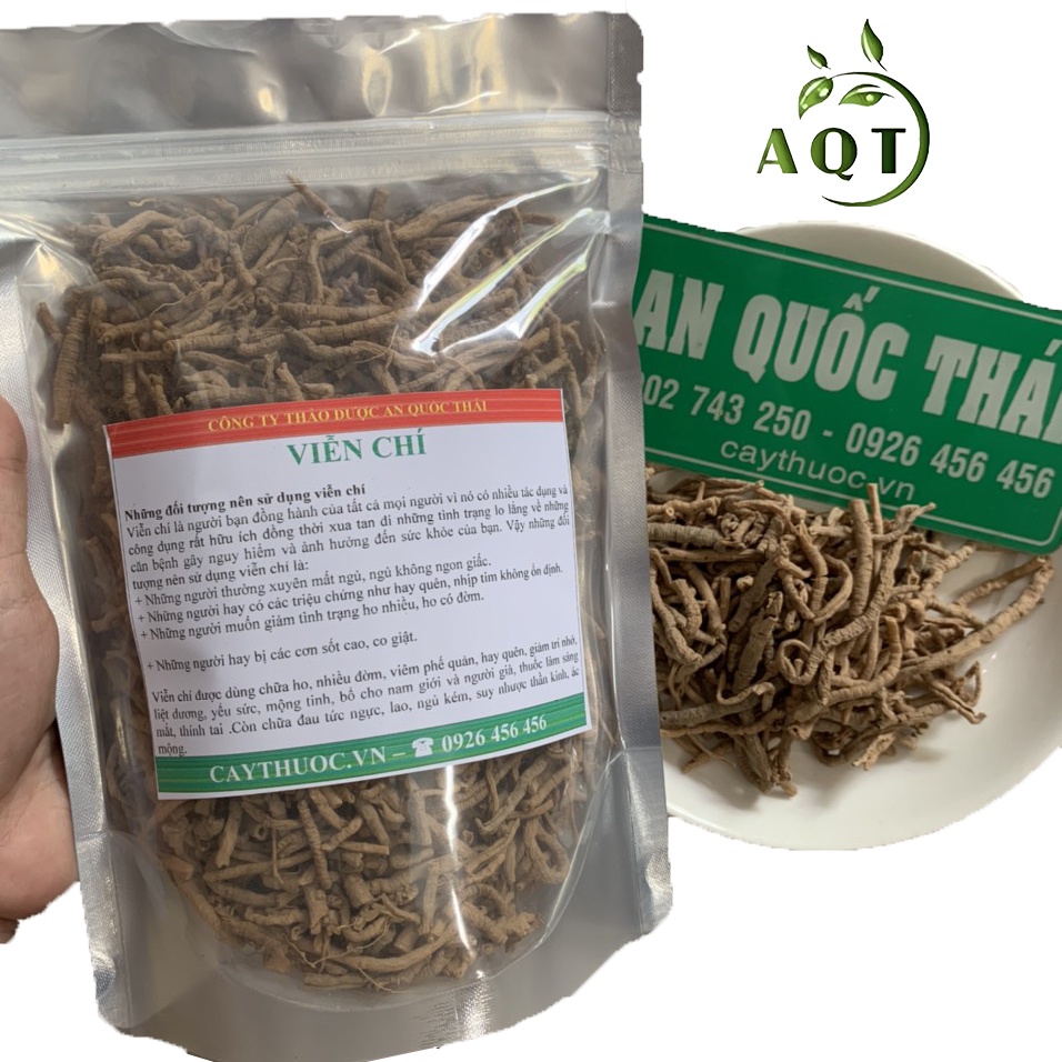 Viễn Chí Khô 500g (Hàng Chuẩn, Rút Lõi) An Thần, Trừ Ho, Giảm Đau Tức Ngực