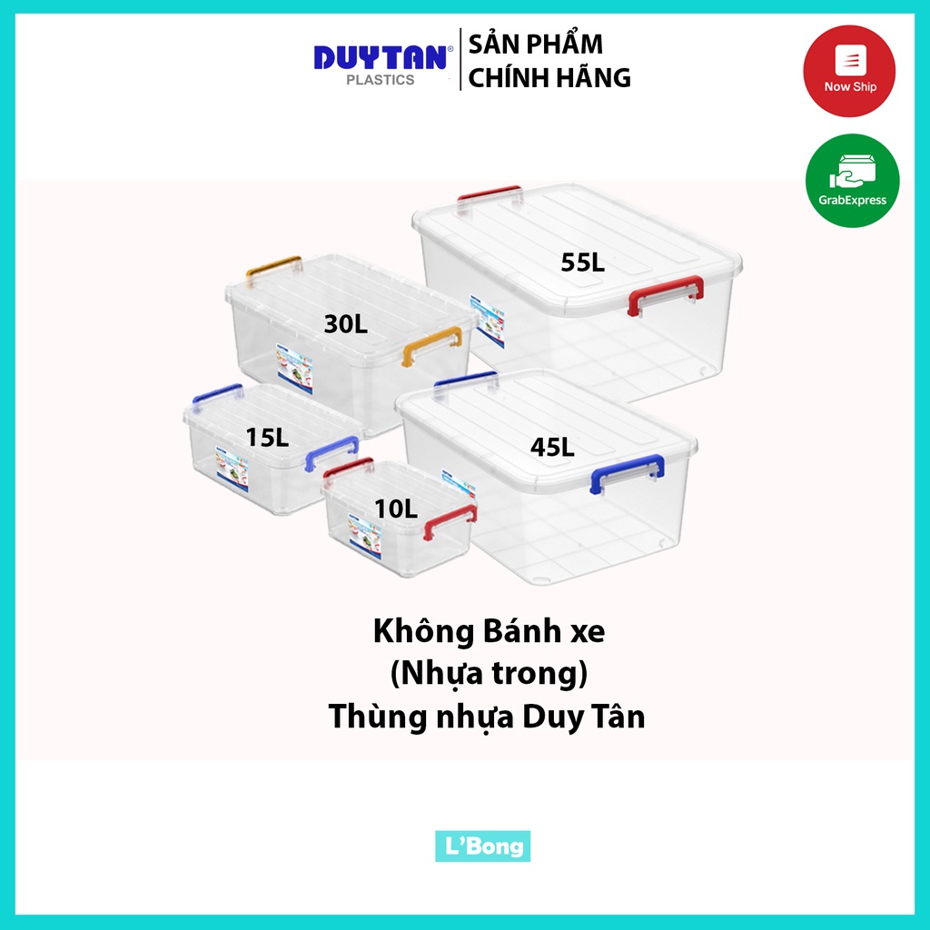 Thùng nhựa Duy Tân 15/30/45/55/90 LÍT