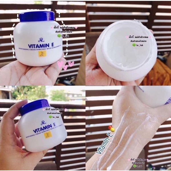(HANG MOI VE) - Kem dưỡng da Aron vitamin E Thái Lan. Sử dụng đc cho cả da mặt và toàn thân