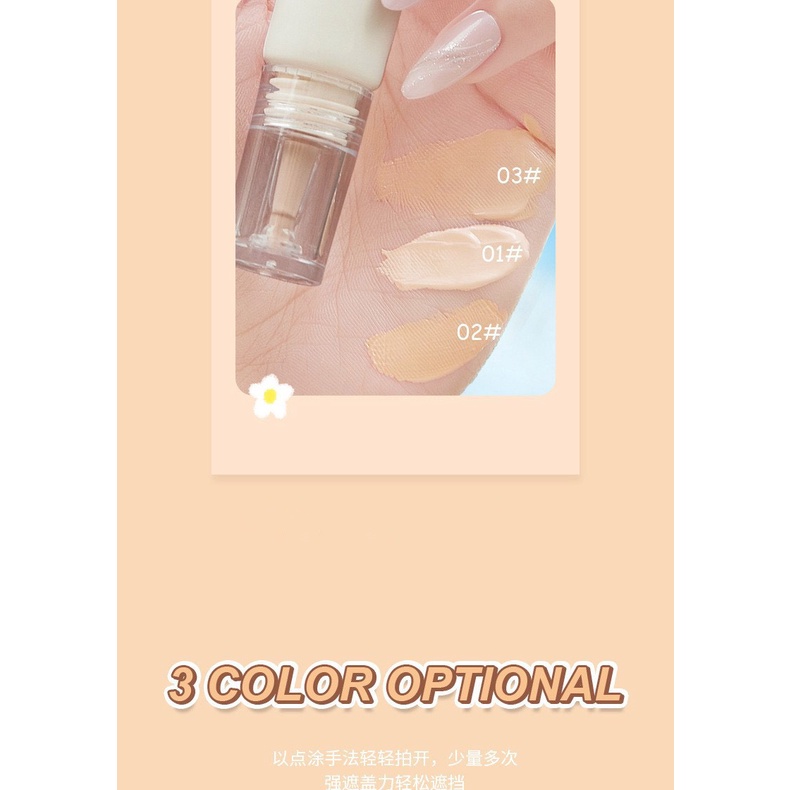 Kem che khuyết điểm KISS BEAUTY Butter Cream Matte Concealer 15ml