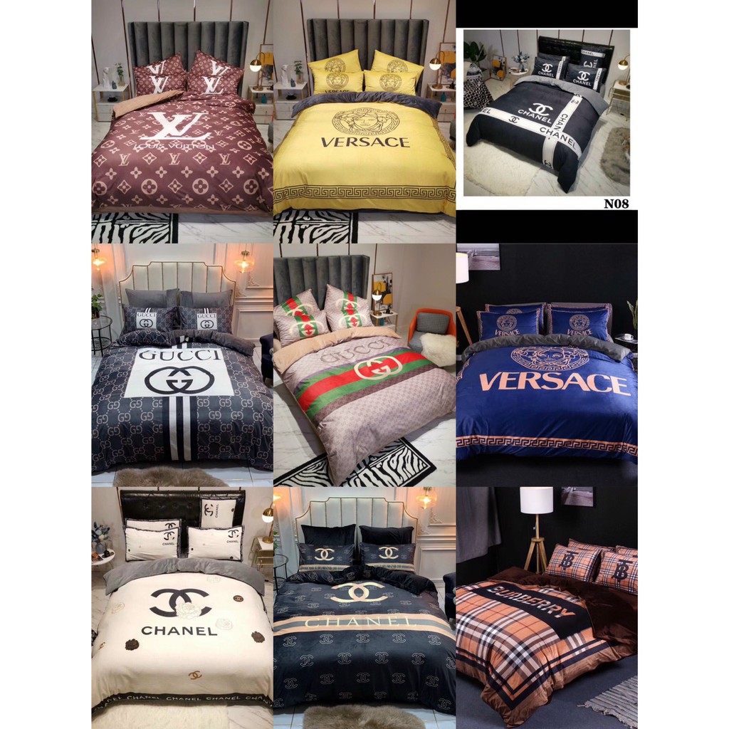 BỘ CHĂN GA GỐI NỈ NHUNG 4 MÓN