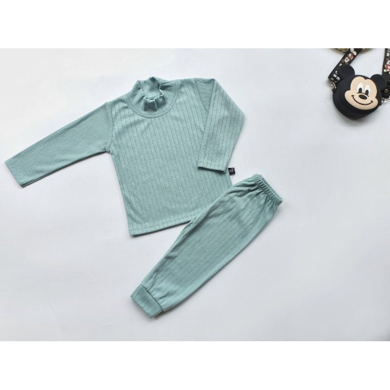 Bộ thun gân G2 cho bé minkid