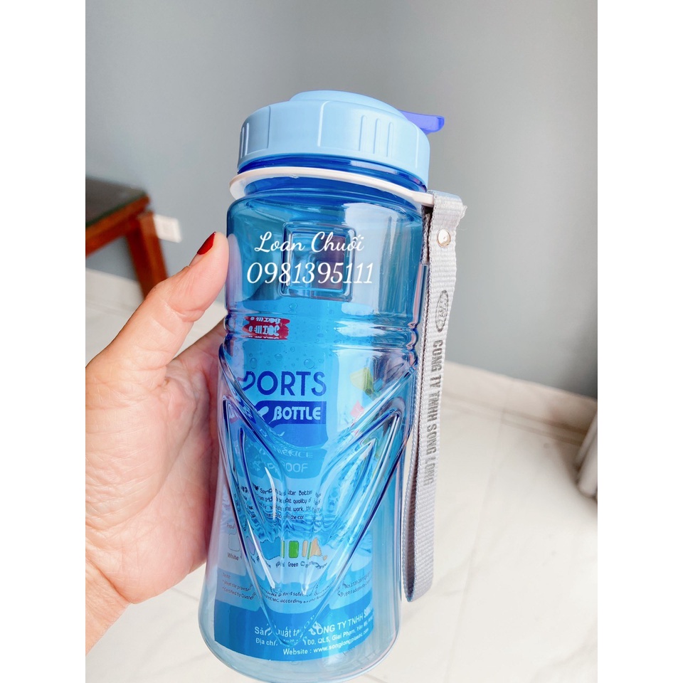 BÌNH ĐỰNG NƯỚC THỂ THAO 500ML.