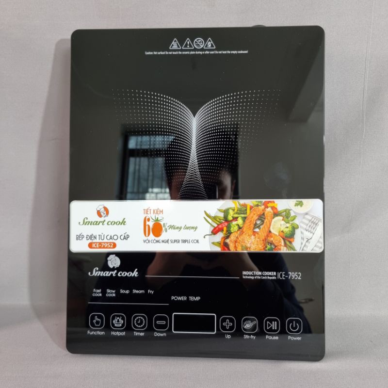 Bếp điện từ Elmich Smartcook cao cấp, có nồi đi kèm - ICE 7952 - Bảo hành 25 tháng