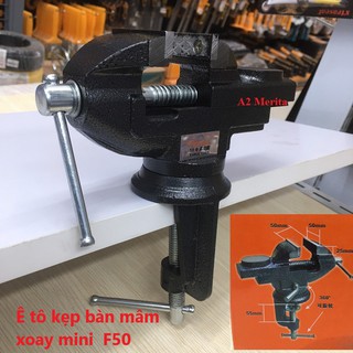 Ê tô kẹp bàn mâm xoay mini F50 Asaki AK-6275