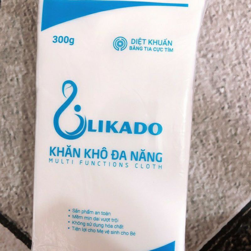 Khăn Khô Đa Năng Cao Cấp LIKADO (SIÊU MỀM) 300gr (~270 tờ)