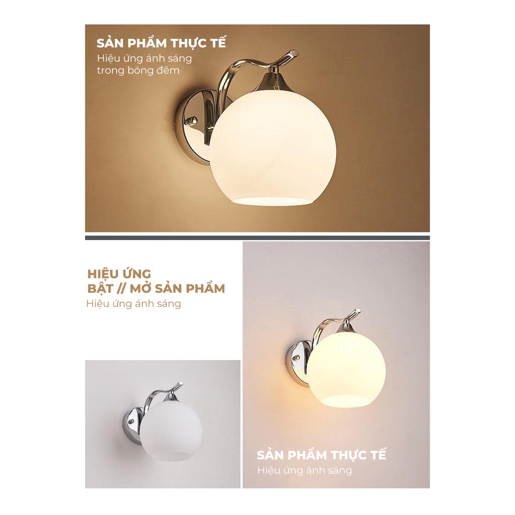 Đèn tường ATH LIGHTING phong cách châu âu hiện đại sang trọng dùng trang trí phòng ngủ, phòng khách, cầu thang