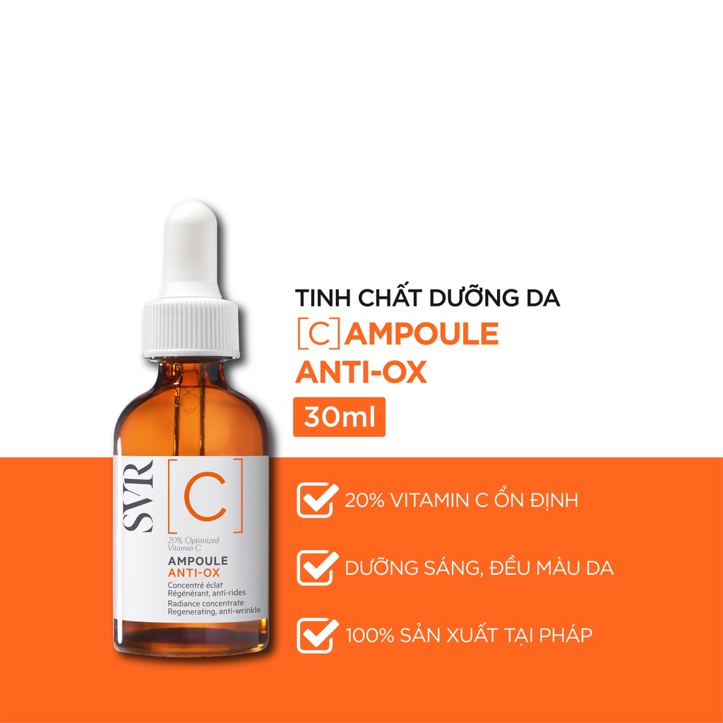 Tinh chất trắng da SVR  Ampoule Anti-Ox 30ml