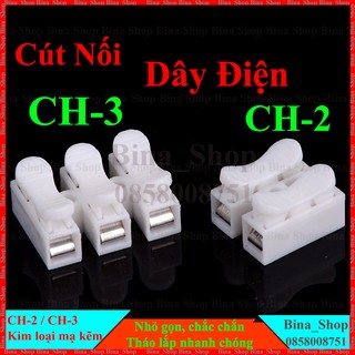 Cút Nối Dây Điện , Cầu Nối Nhanh Dây Điện CH-2 CH-3