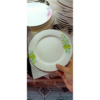 Combo 3 đĩa sứ hoa hàng cao cấp