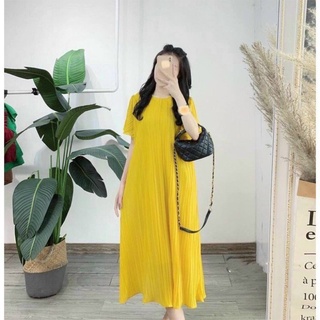 Váy Bầu 💓 FREESHIP ⚡️ Đầm Bầu Cổ Thủy Thủ, Vải CHéo Thái, Freesize từ 45-70kg