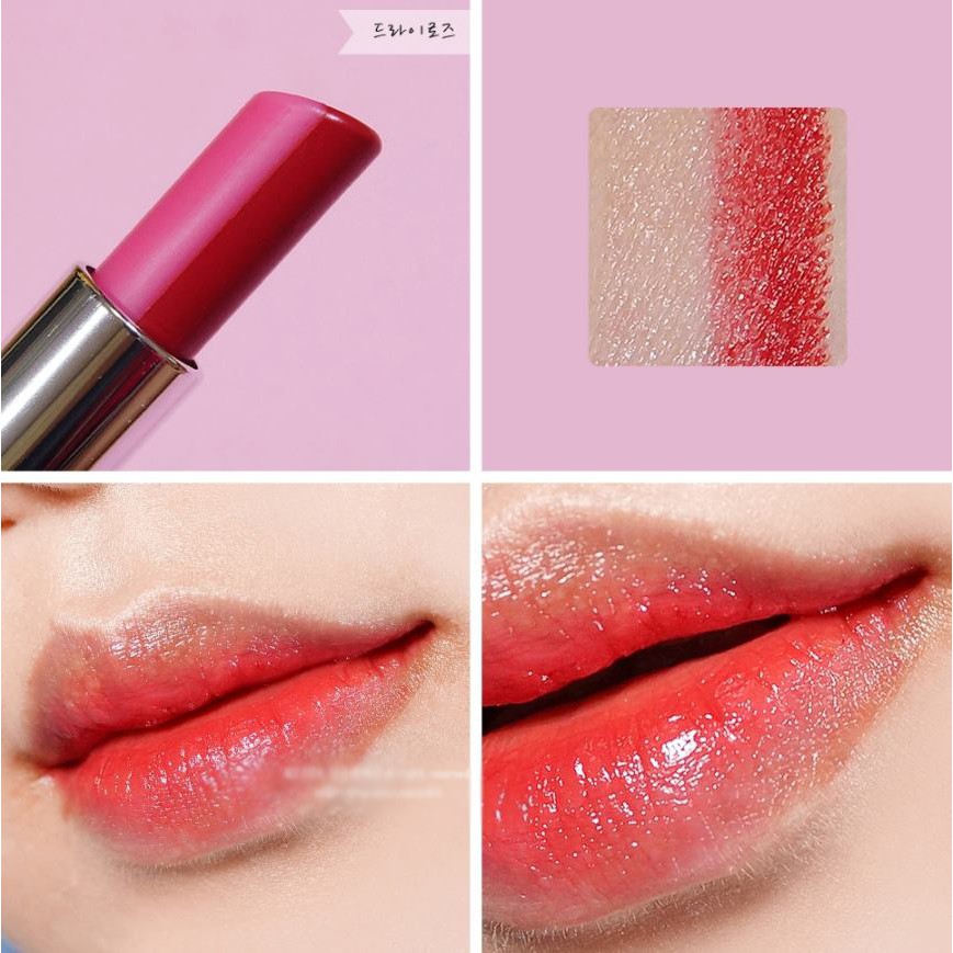 Son Dưỡng Môi 2 Màu Secret Key Sweet Glam Two-Tone Glow 3.8g