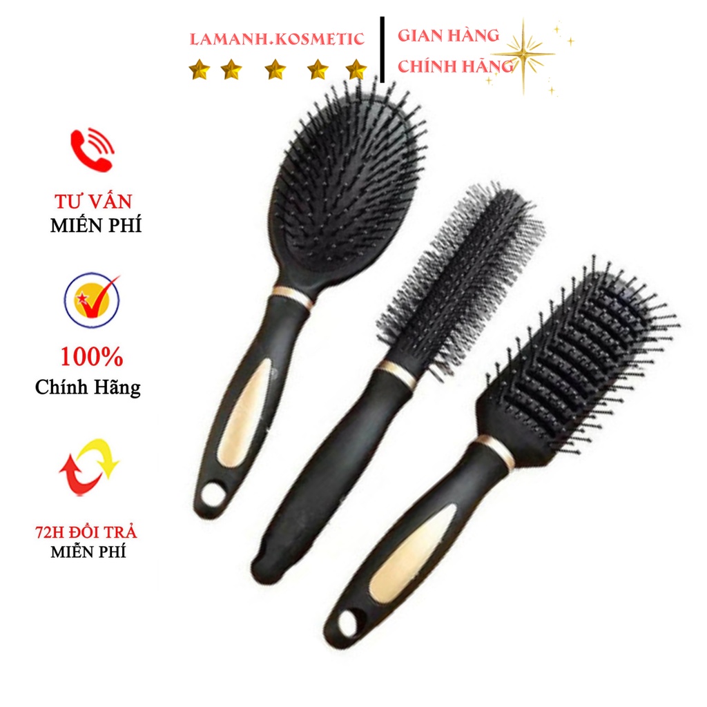 Combo bộ 3 lược chải tóc masage chống tĩnh điện tiện lợi, lược gỡ rối tóc WET BRUSH NIGHT FLORAL chất lượng cao