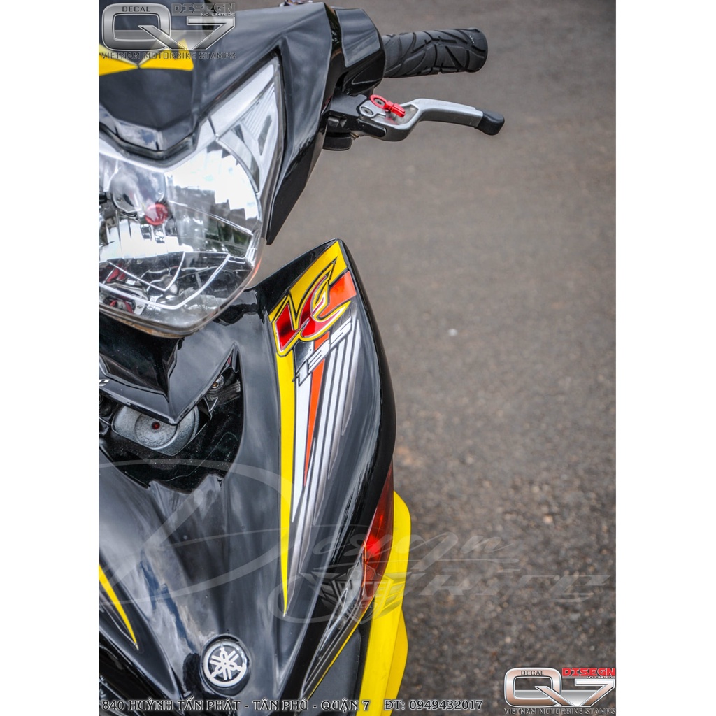 TEM RỜI EXCITER 2011 LC VÀNG ĐEN