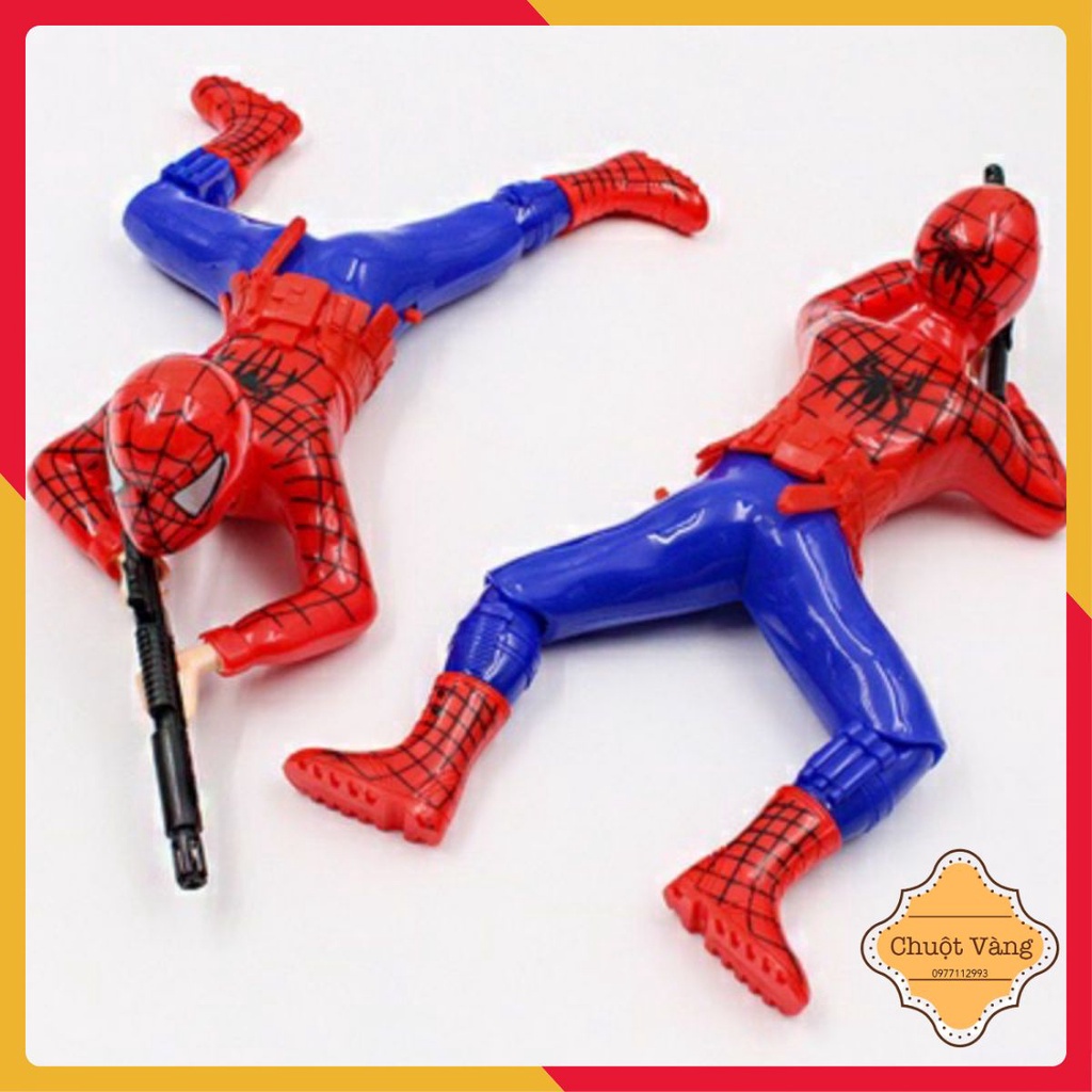 Đồ Chơi Siêu Nhân Nhện Bò Chạy Pin Có Đèn, Âm Thanh Vui Nhộn