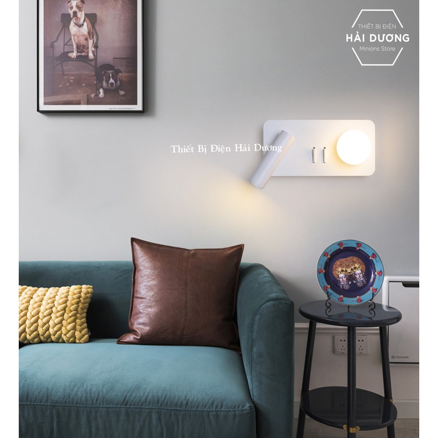 Đèn trang trí gắn tường decor cao cấp DT-802 chiếu điểm - soi tranh - soi gương - đọc sách - trang điểm - Có video