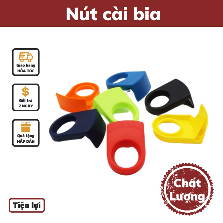 Nút cài bia úp ngược bằng nhựa, gài bia úp ngược mix đủ màu sắc trang trí, dùng trong cocktail, nhỏ gọn dụng cụ pha chế