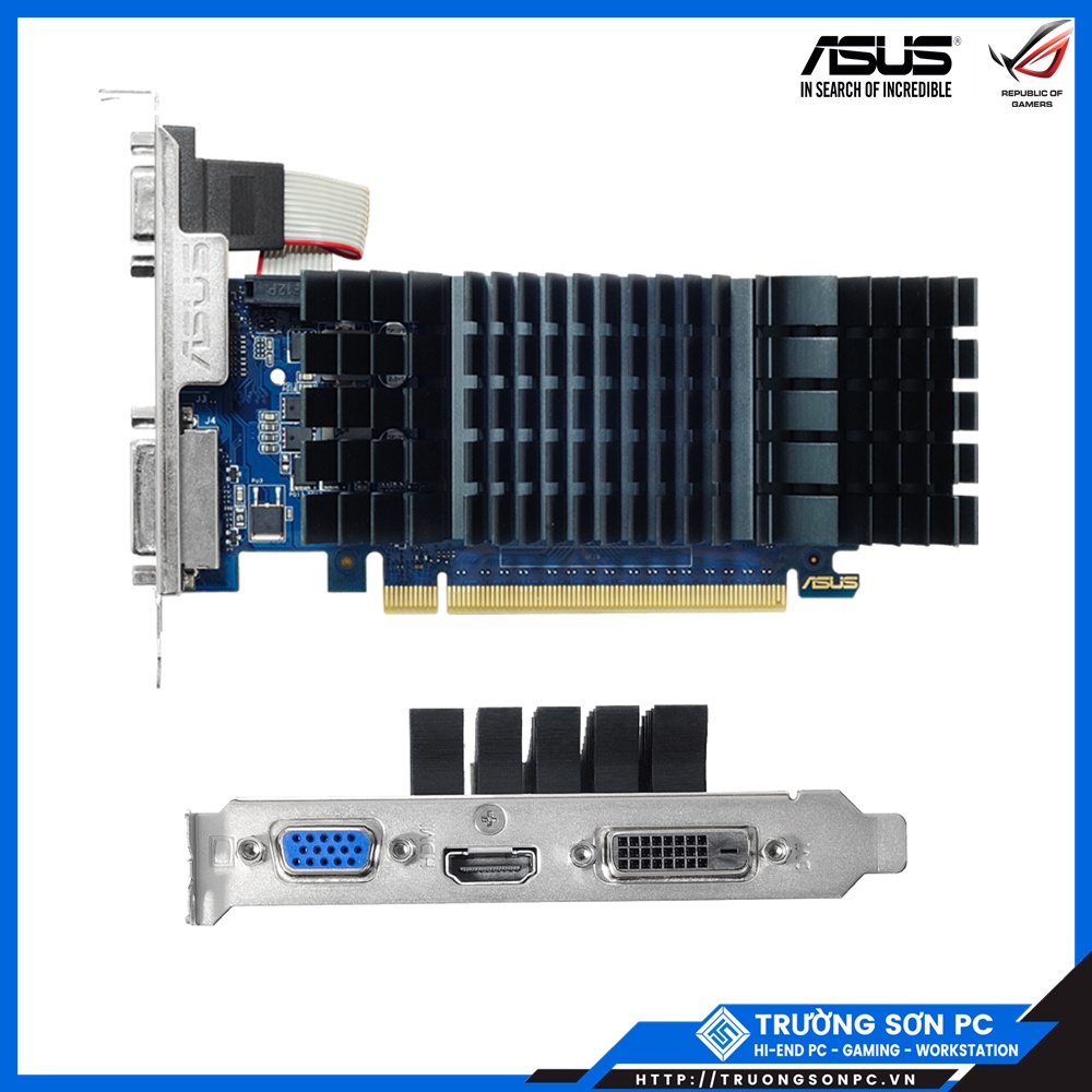 Card Màn Hình Asus GTX 750 TI 2 Gb D5 2 Fan GTX 750Ti Chơi PUPG