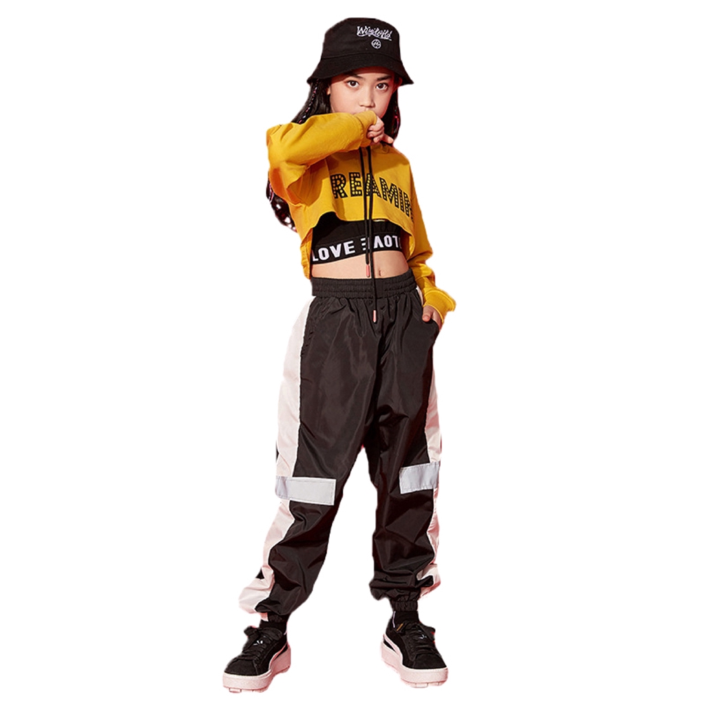 Set đồ bộ dài tay phong cách năng động đáng yêu cho bé gái