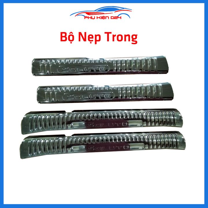 Ốp bậc cửa nẹp bước chân TITAN ô tô Soluto dạng thẳng chống trầy bảo vệ xe