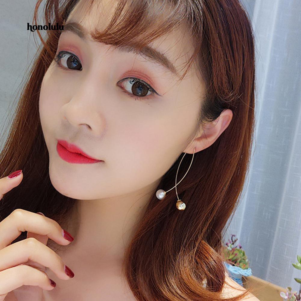 Bông Tai ĐíNh NgọC Trai Giả Sang TrọNg