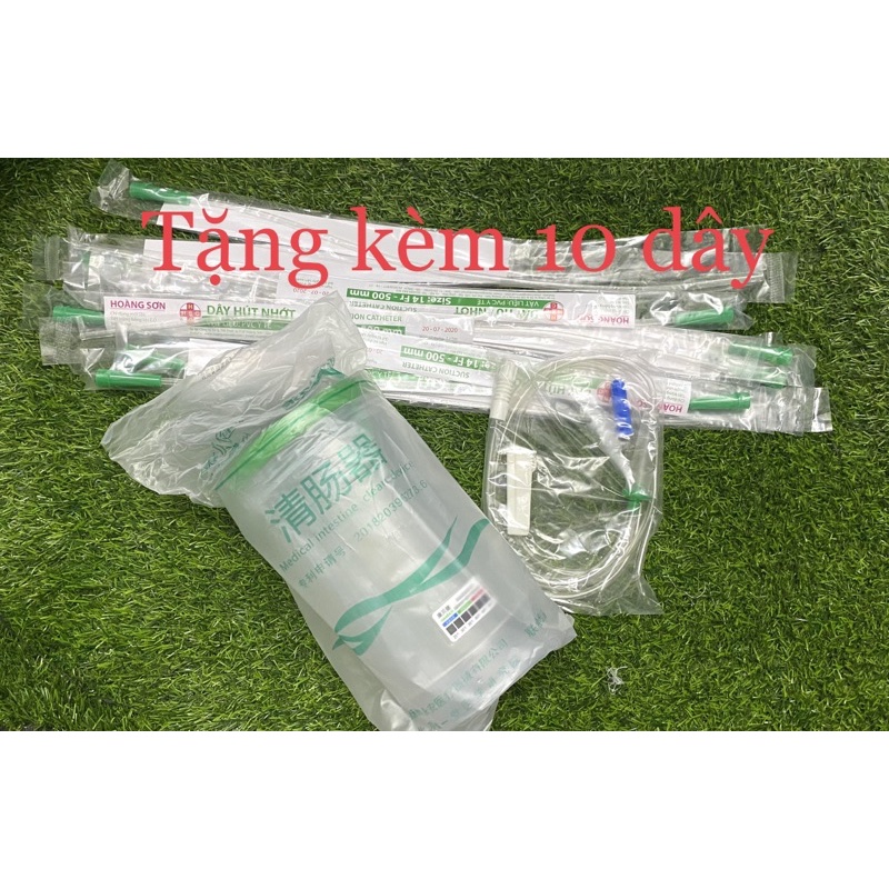 BỘ TRUYỀN ENEMA Thông Minh ( bộ xúc ruột), bình truyền enema. enema bag kit Bộ dụng cụ thải độc cà phê Enema- gerson.