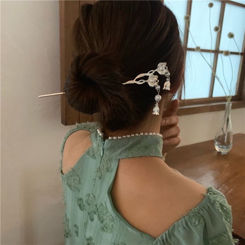 Trâm Cài Tóc Phối Tua Rua Phong Cách Cổ Điển Thời Trang Cho Nữ