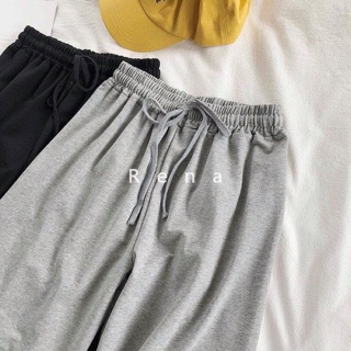 Quần nỉ ống rộng freesize