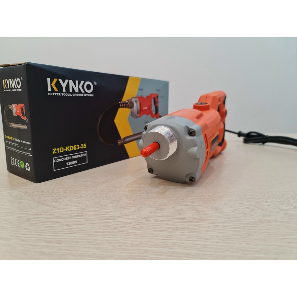 Máy đầm rùi bê tông cầm tay chính hãng Kynko Z1D- KD63 -35 siêu khỏe