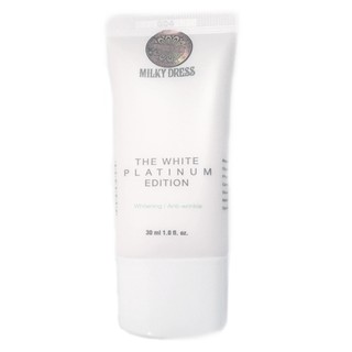 Kem làm trắng da tức thì Milky Dress The White Platinum Edition (30ml)