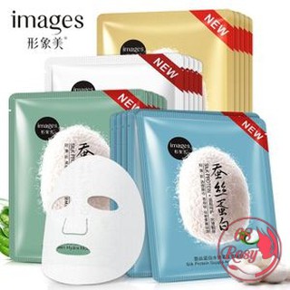 Mặt nạ kén tằm trắng da Silky Protein Trắng Images