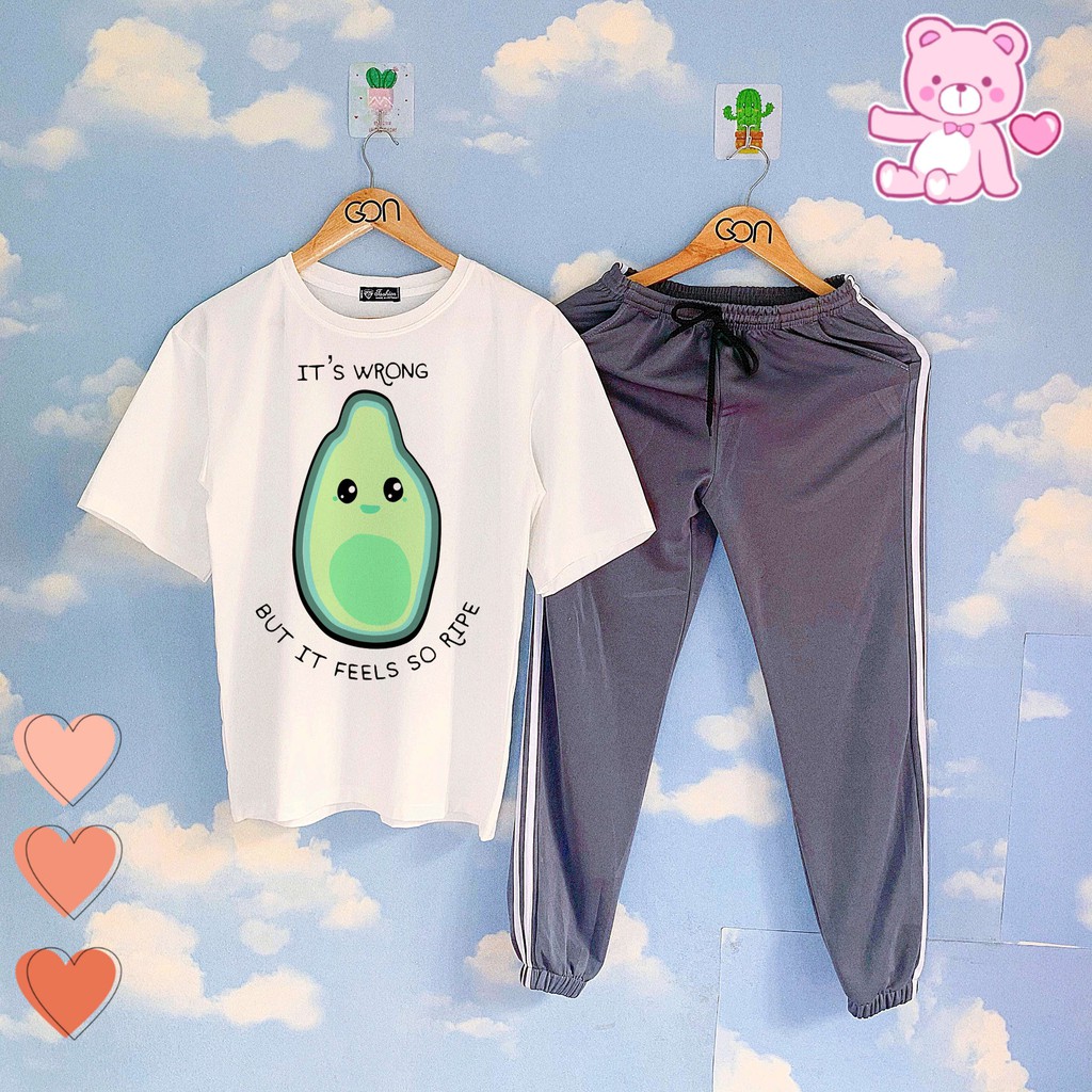 [COMBO TIẾT KIỆM] Set áo thun tay lửng quần kẻ 3 sọc, quần unisex 2 sọc C78 | BigBuy360 - bigbuy360.vn
