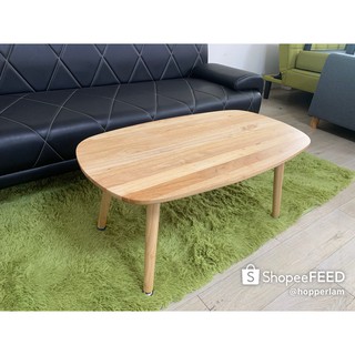 Bàn Trà BNS Sofa Vuông Màu Gỗ Tự Nhiên 90*50*40