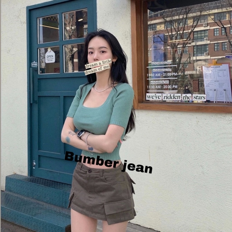 Chân váy kaki y2k túi hộp form A (có lưng thấp, lưng cao, dáng ôm) ullzang hàn hottrend 2022 | BigBuy360 - bigbuy360.vn