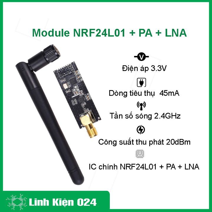 Module NRF24L01 + PA + LNA 1100m