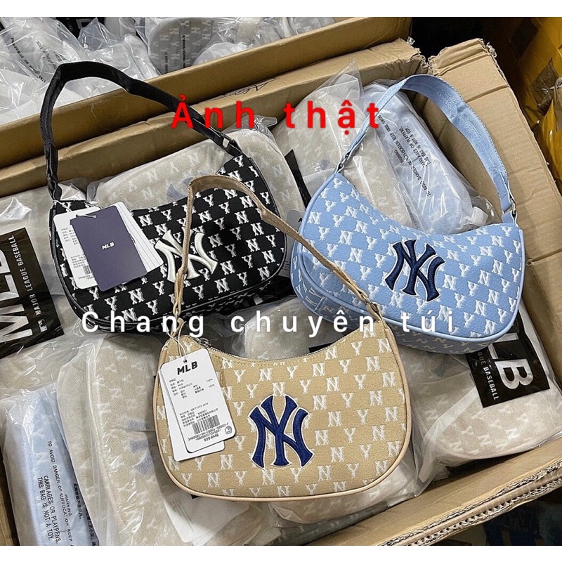 (Full tem code) Túi mlb kẹp nách phong cách Hàn quốc HÀNG ĐẸP CHUẨN 3 màu (sẵn kho) video thật