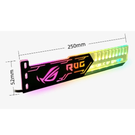 Giá Đỡ VGA Coolmoon Led RGB Độ Dài 25cm - 30 NGÀY ĐỔI TRẢ MIỄN PHÍ