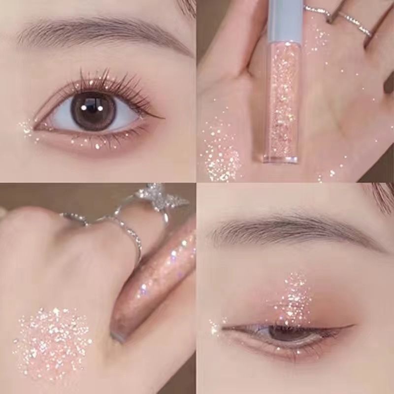 Phấn mắt dạng lỏng HLLR ánh kim tuyến lấp lánh không thấm nước