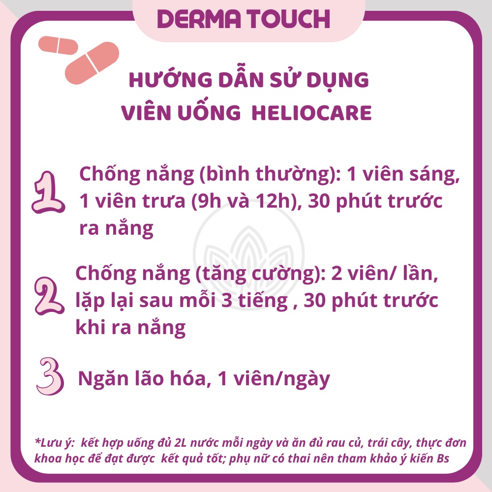 ✅[Chính Hãng] Viên uống Heliocare Oral Ultra chống nắng 30 - 60 VIÊN