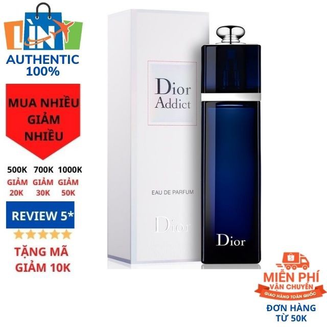 [Mẫu thử 5ml-10ml] Nước hoa nữ Dior Addict EDP hương hoa cỏ phương đông mạnh mẽ gợi cảm thanh lịch