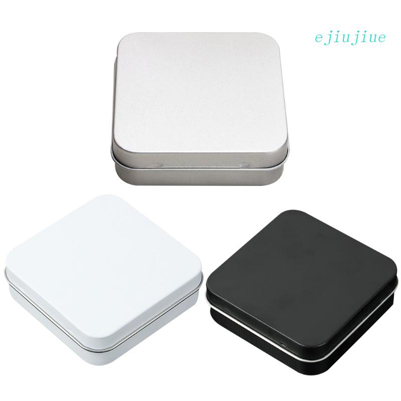 Square Tinplate Boxes Durable Strong Anti Deform Candy Can Coin Storage