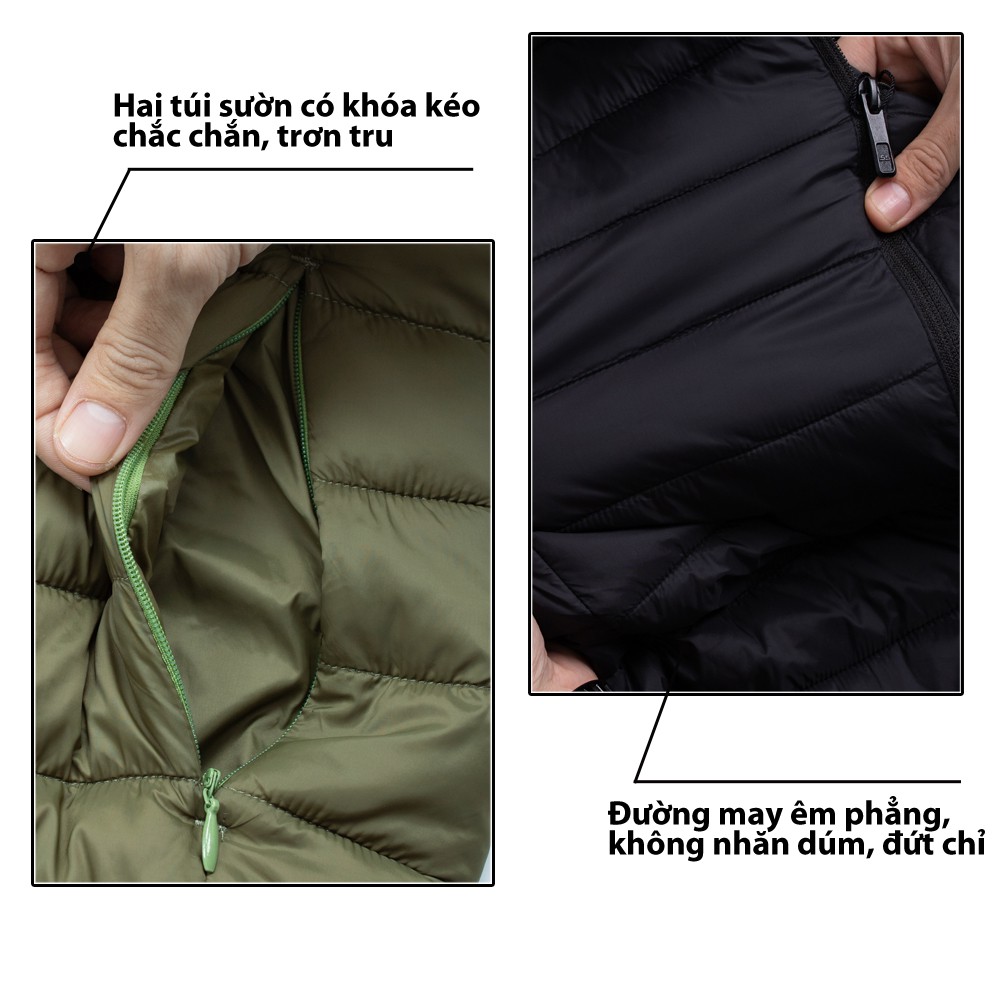 Áo Khoác Phao Nam 5S, 5 Màu Basic, Chất Liệu Poly Cao Cấp, Giữ Ấm Cực Tốt | BigBuy360 - bigbuy360.vn